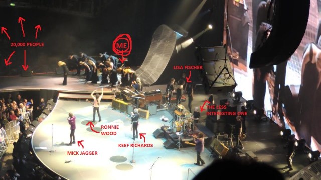 Voce/LYC being APPLAUDED by the ROLLING STONES